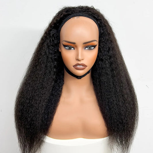 The Yaki Fullness — Half Wig Kinky Straight (Density 250%)