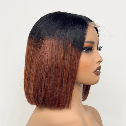Le Carré Céleste — Perruque Bob 2x6 HD Lace Closure Bone Straight (Densité 250%)