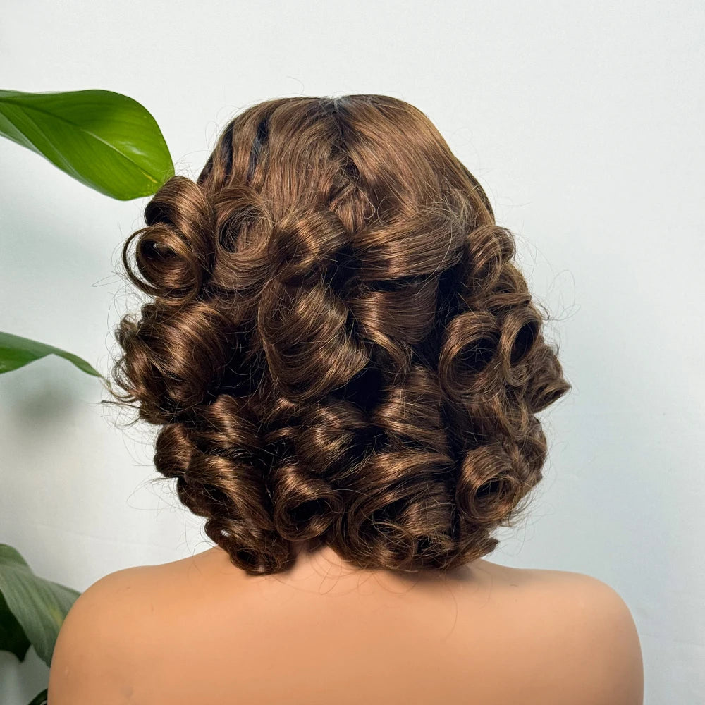 The Divine Curl — 5x5 Lace Closure Loose Bouncy Wig (Supreme Density 330%)