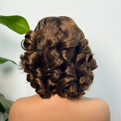 The Divine Curl — 5x5 Lace Closure Loose Bouncy Wig (Supreme Density 330%)