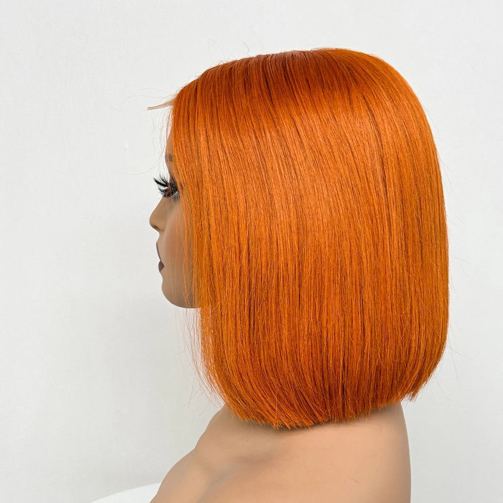 Le Carré Céleste — Perruque Bob 2x6 HD Lace Closure Bone Straight (Densité 250%)