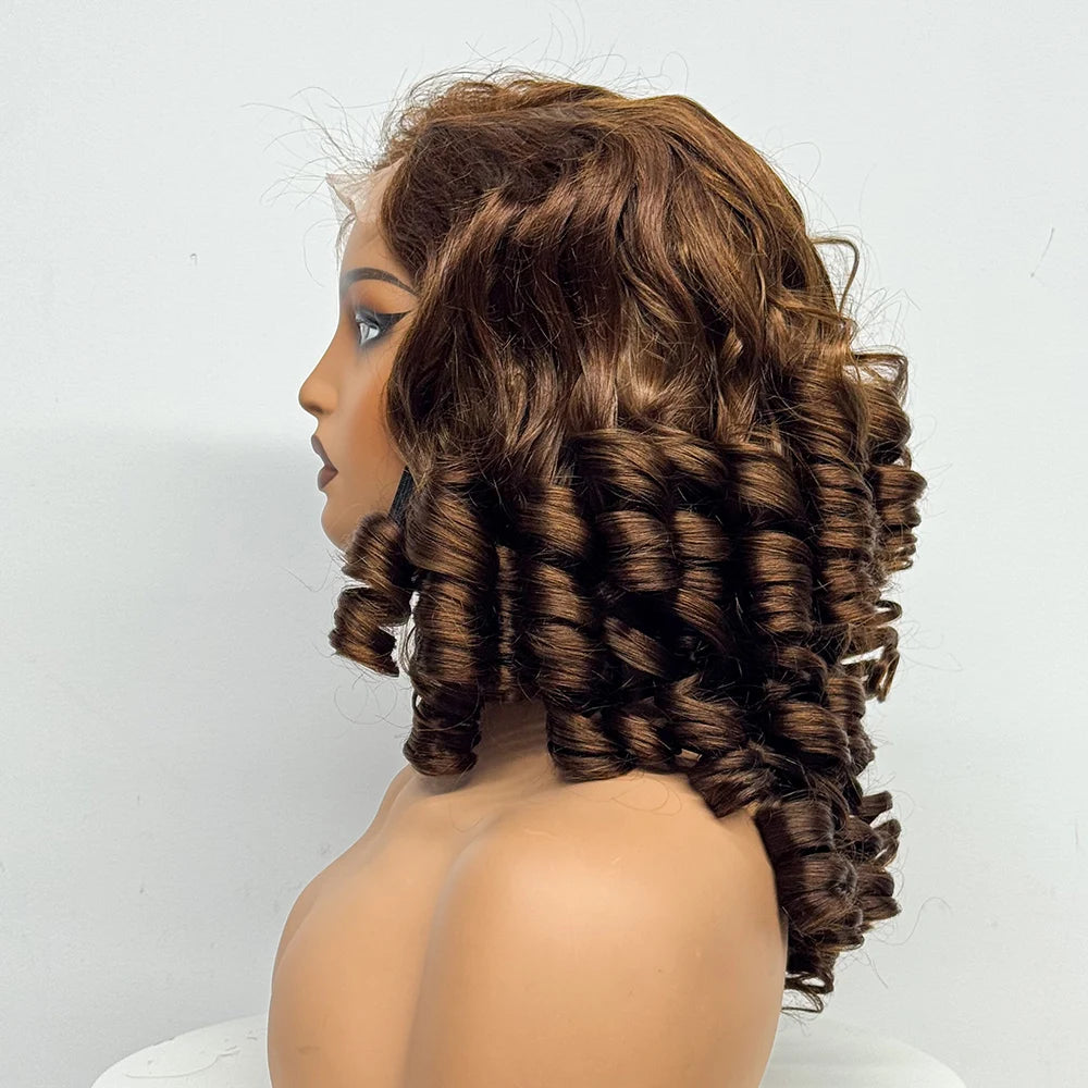 La Royale Bouncy — Perruque 4x4 Lace Closure Loose Wave (Densité Suprême 300% - 22")