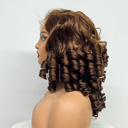 La Royale Bouncy — Perruque 4x4 Lace Closure Loose Wave (Densité Suprême 300% - 22")
