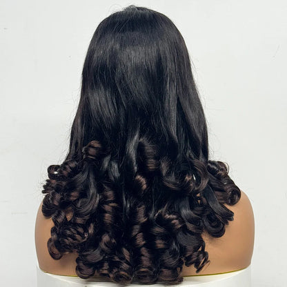 La Volcanique Spirale — Perruque 5x5 HD Lace Closure Spiral Curl (Densité Suprême 300% - 22")