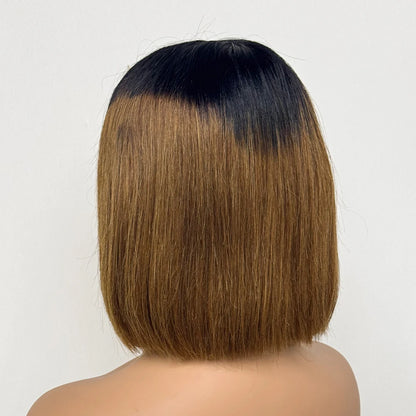 Le Carré Céleste — Perruque Bob 2x6 HD Lace Closure Bone Straight (Densité 250%)