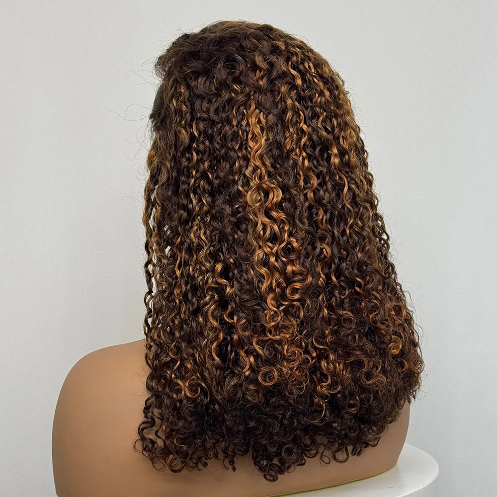 The Pixie Crown — 13x4 Lace Frontal Short Kinky Curly Wig (Density 300%)