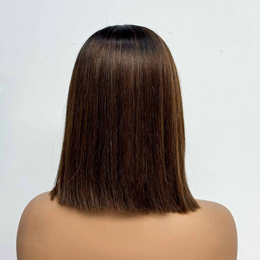 Le Bob C-Part — Perruque Carré 5x5 HD Lace Closure Bone Straight (Densité Suprême 280%)