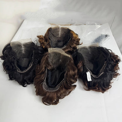 La Parisienne Bouncy — Perruque 5x5 HD Lace Closure Carré Loose Wave (Densité 250% - 14")