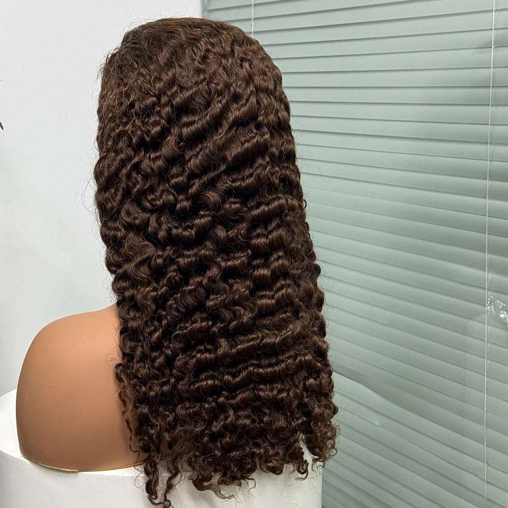 La Somptueuse Birmane — Perruque 5x5 Lace Closure Deep Curly (Densité 300%)