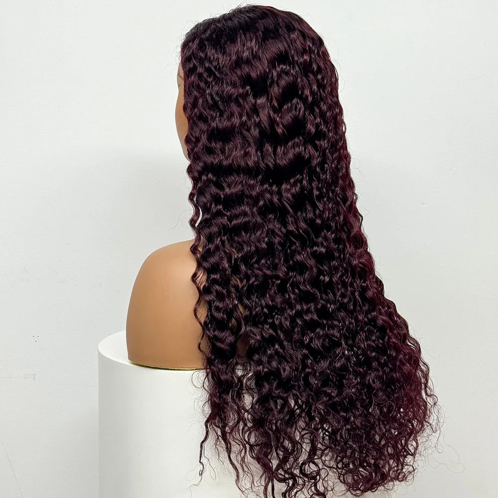 The Supreme Cascade — 4x4 HD Lace Closure Deep Water Wave Wig (Supreme Density 300% - 28")