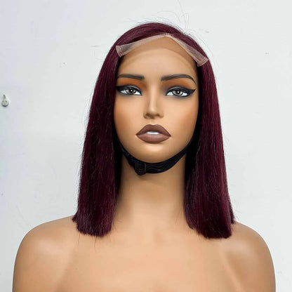 Le Bob C-Part — Perruque Carré 5x5 HD Lace Closure Bone Straight (Densité Suprême 280%)