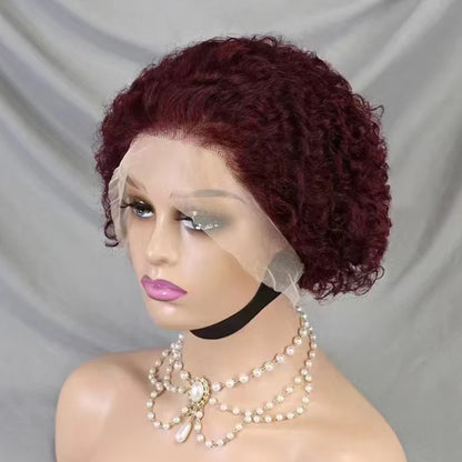 La Pixie Divine — Perruque 13x4 Lace Frontal Kinky Curly (Densité 180%)