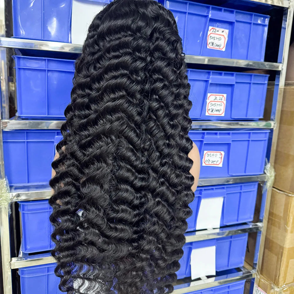La Sirène Absolue — Perruque 5x5 HD Lace Frontal Deep Wave (Densité Suprême 300%)
