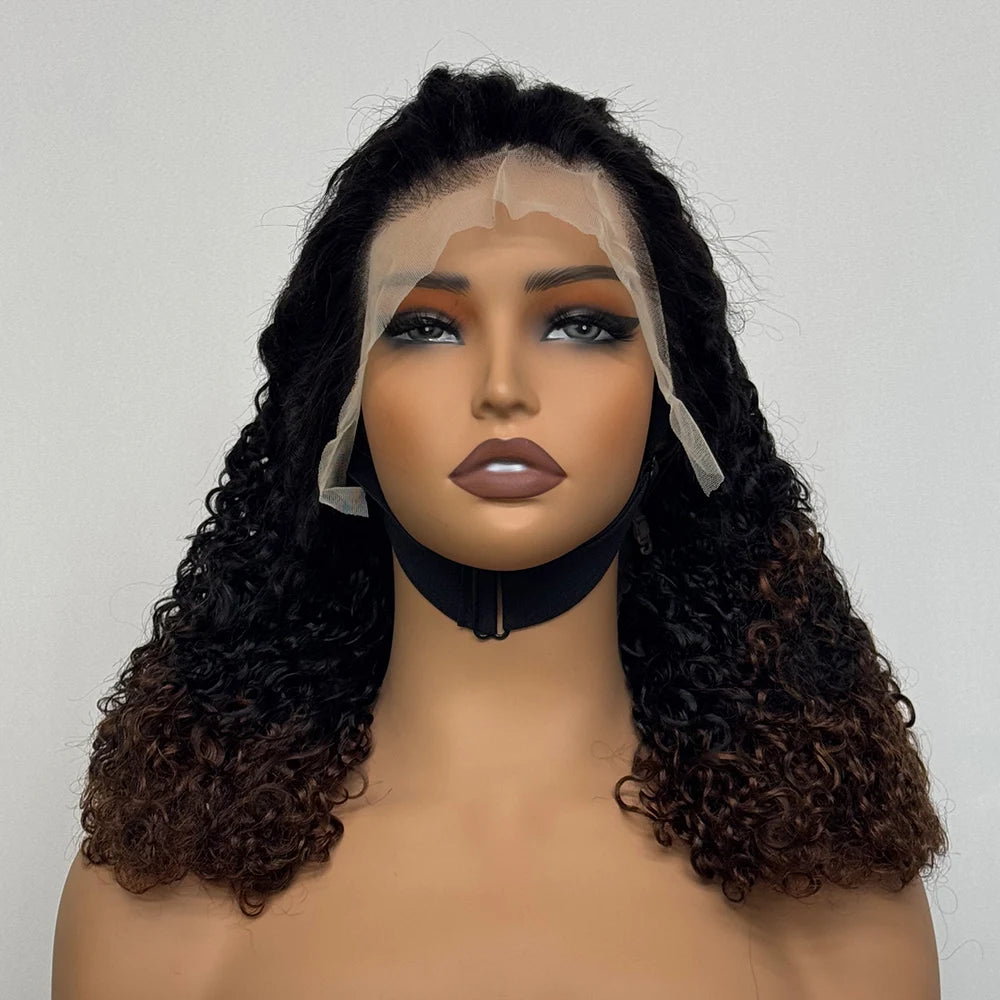 The Pixie Crown — 13x4 Lace Frontal Short Kinky Curly Wig (Density 300%)