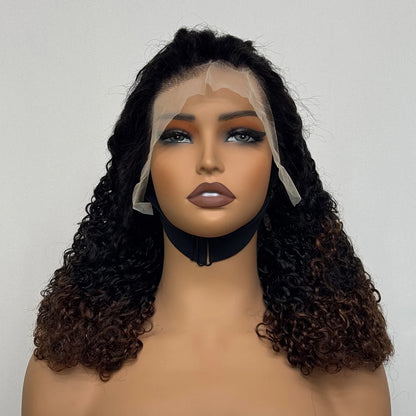 The Pixie Crown — 13x4 Lace Frontal Short Kinky Curly Wig (Density 300%)
