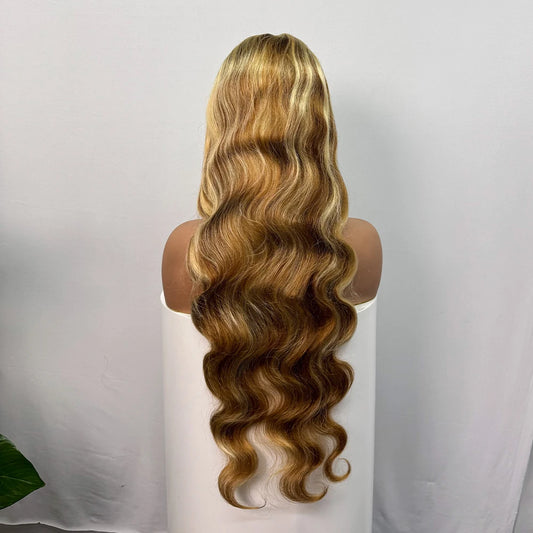 The Solar Wave — 13x4 HD Lace Frontal Body Wave Balayage 30/613 Wig (Density 250%)