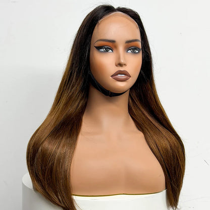 The Majestic Smooth — 4x4 Lace Closure Straight Wig (Supreme Density 280% - 22")