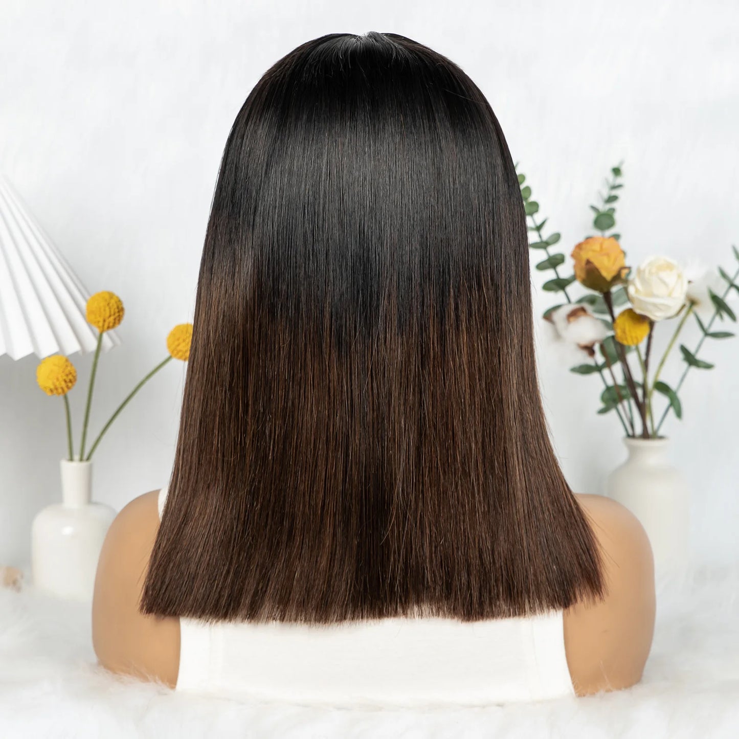 The Sunset Dynasty Smooth — 2x6 Real HD Lace Closure Straight Wig (Density 300%)