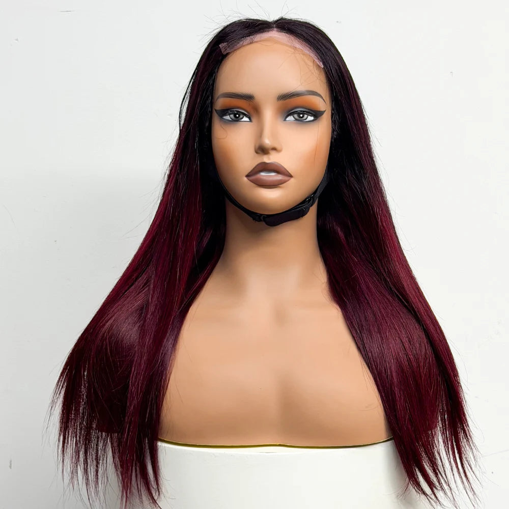 The Majestic Smooth — 4x4 Lace Closure Straight Wig (Supreme Density 280% - 22")