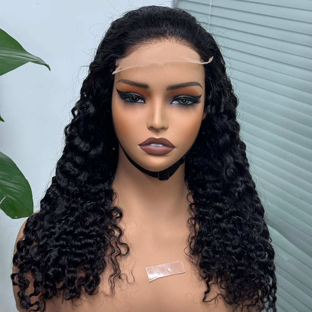 La Somptueuse Birmane — Perruque 5x5 Lace Closure Deep Curly (Densité 300%)