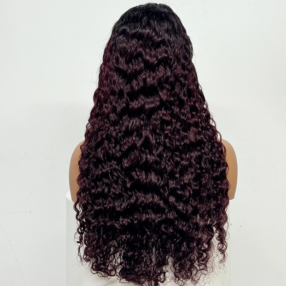 The Supreme Cascade — 4x4 HD Lace Closure Deep Water Wave Wig (Supreme Density 300% - 28")