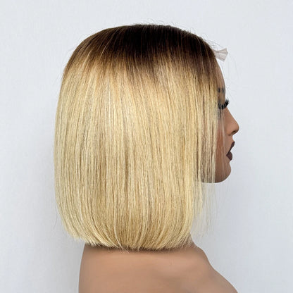 Le Carré Céleste — Perruque Bob 2x6 HD Lace Closure Bone Straight (Densité 250%)