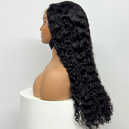 The Supreme Cascade — 4x4 HD Lace Closure Deep Water Wave Wig (Supreme Density 300% - 28")