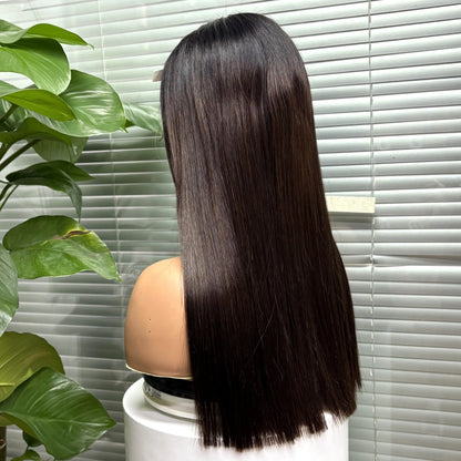 The Divine Straight — 2x6 HD Lace Closure Colored Wig (Density 300%)