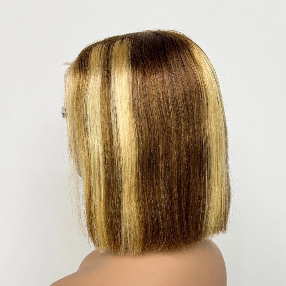 Le Carré Céleste — Perruque Bob 2x6 HD Lace Closure Bone Straight (Densité 250%)