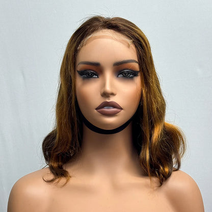 La Voluptueuse Body Wave — Perruque 4x4 Lace Closure Ondulée (Densité 230%)
