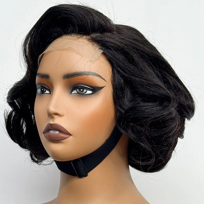 The Voluptuous Short Bob — 5x5 Lace Closure Loose Bouncy Wig (Density 230%)