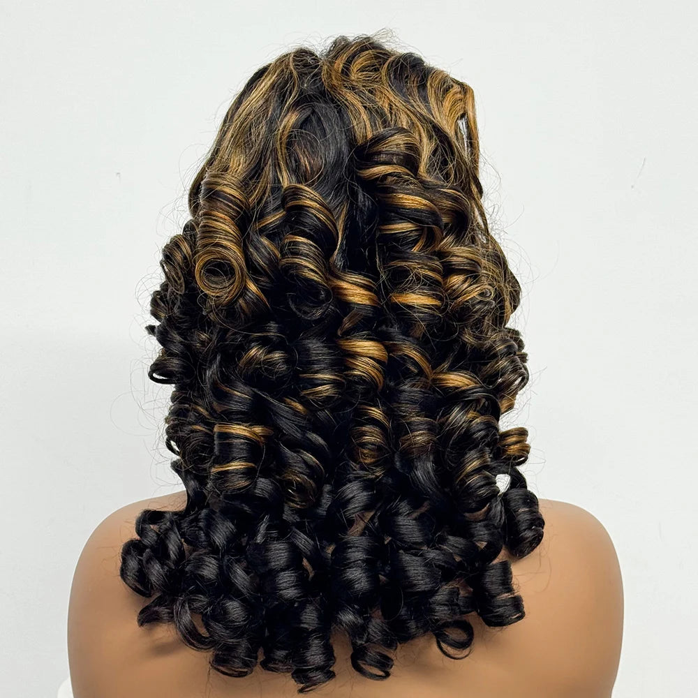 La Royale Bouncy — Perruque 4x4 Lace Closure Loose Wave (Densité Suprême 300% - 22")