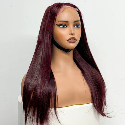 The Majestic Smooth — 4x4 Lace Closure Straight Wig (Supreme Density 280% - 22")