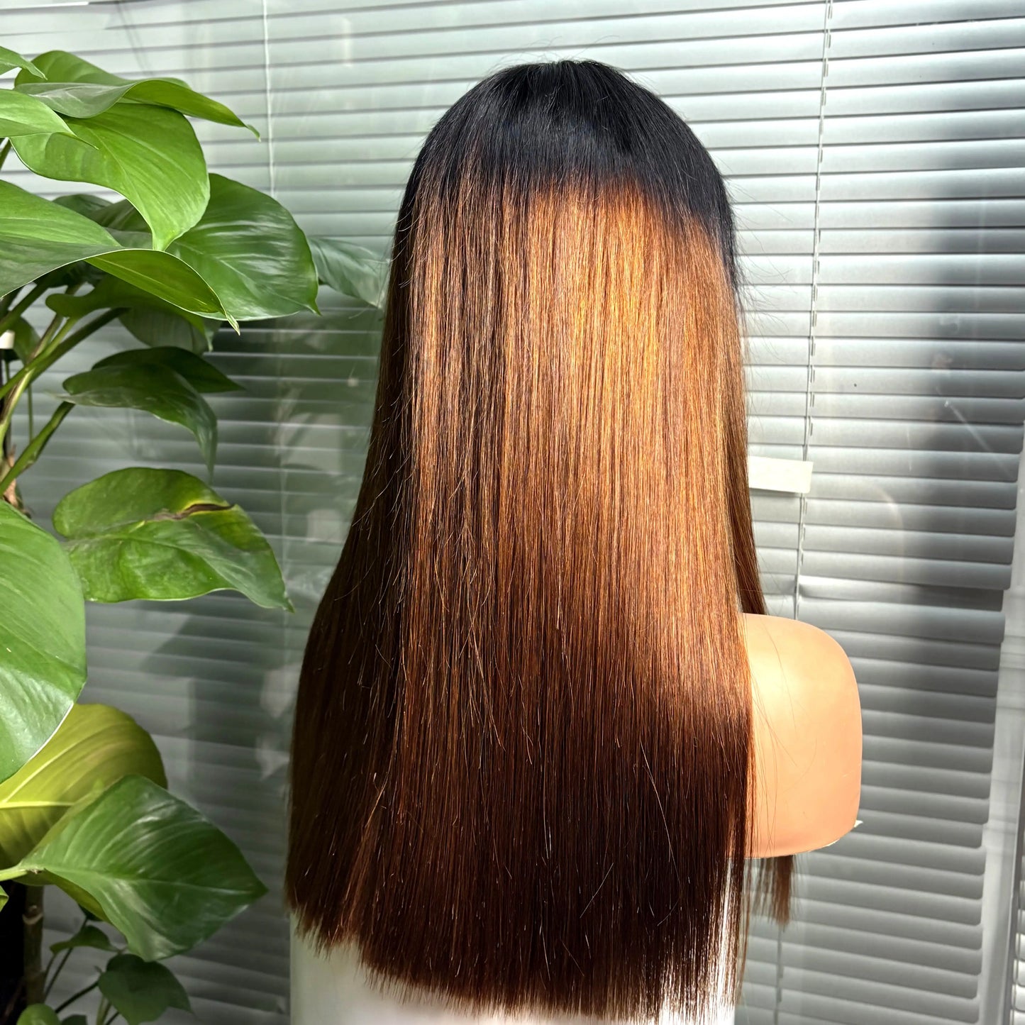 The Divine Straight — 2x6 HD Lace Closure Colored Wig (Density 300%)