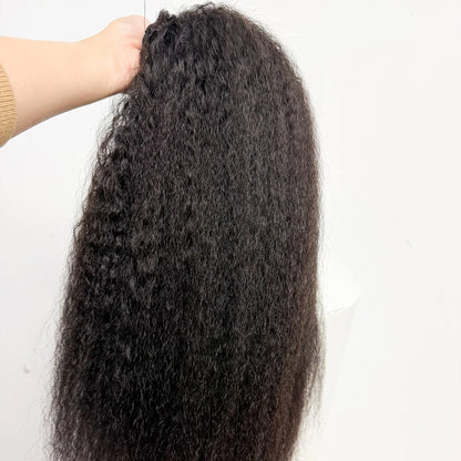 La Plénitude Yaki — Demi-Perruque Half Wig Kinky Straight (Densité 250%)