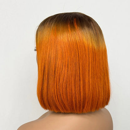 Le Carré Céleste — Perruque Bob 2x6 HD Lace Closure Bone Straight (Densité 250%)