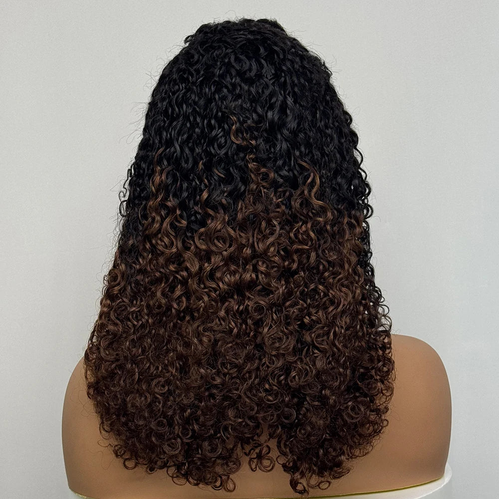 The Pixie Crown — 13x4 Lace Frontal Short Kinky Curly Wig (Density 300%)