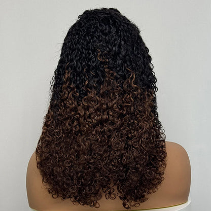 The Pixie Crown — 13x4 Lace Frontal Short Kinky Curly Wig (Density 300%)