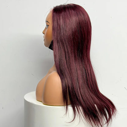 The Majestic Smooth — 4x4 Lace Closure Straight Wig (Supreme Density 280% - 22")