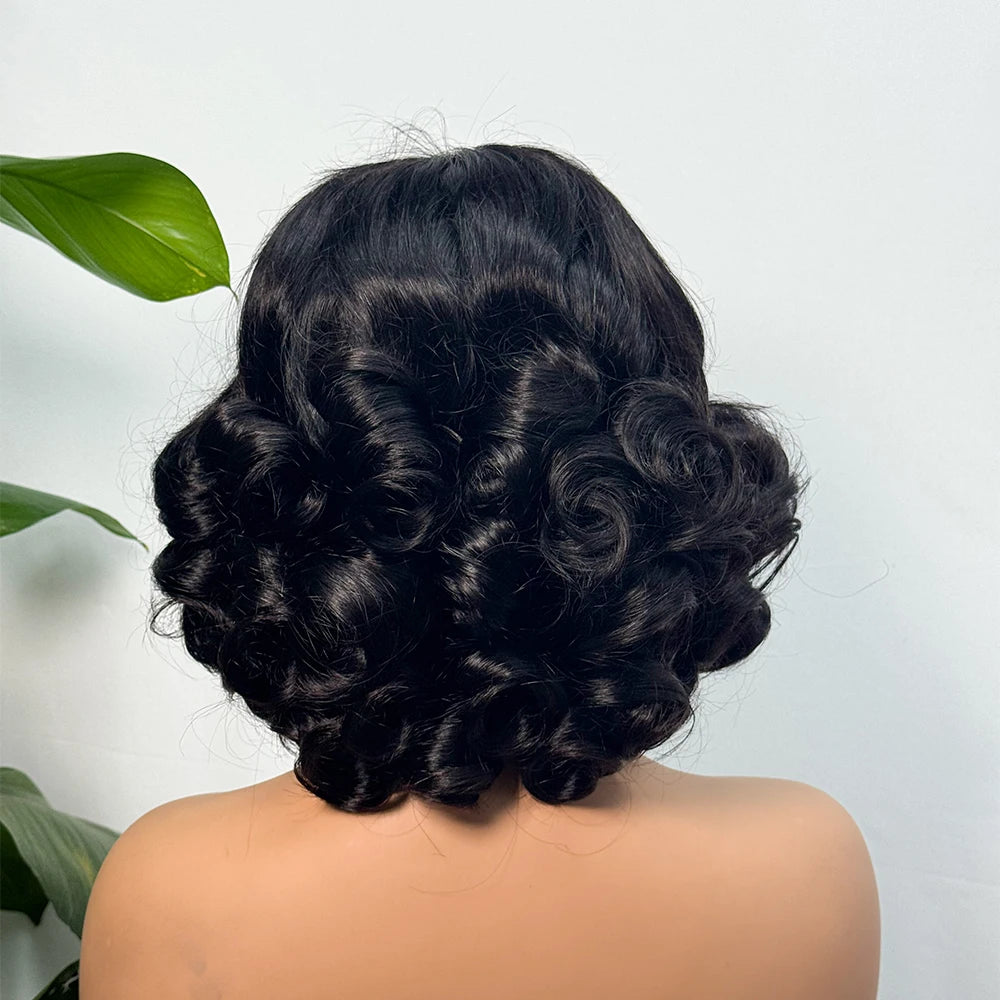 The Divine Curl — 5x5 Lace Closure Loose Bouncy Wig (Supreme Density 330%)