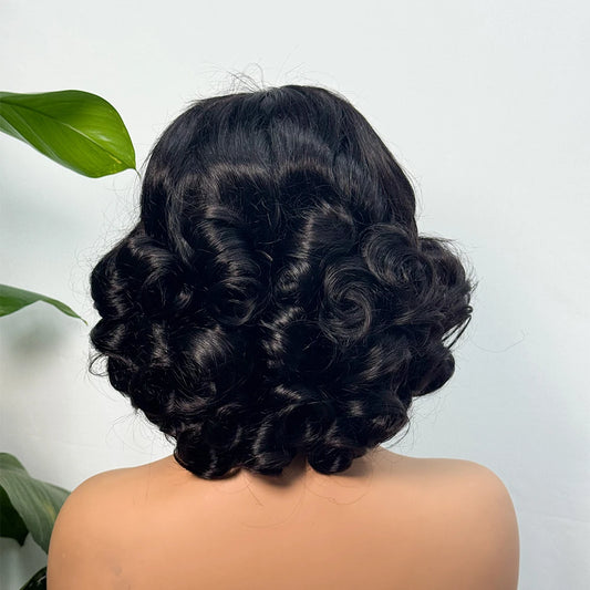 The Divine Curl — 5x5 Lace Closure Loose Bouncy Wig (Supreme Density 330%)