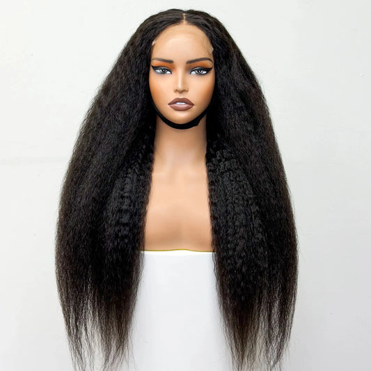 The Sublime Yaki — 5x5 HD Lace Closure Kinky Straight Wig (Supreme Density 300% - 28")