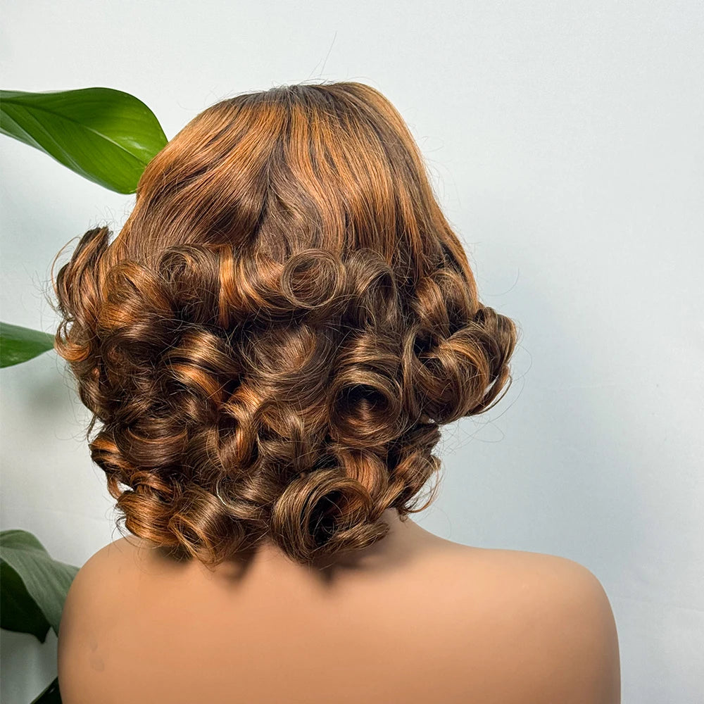 The Divine Curl — 5x5 Lace Closure Loose Bouncy Wig (Supreme Density 330%)