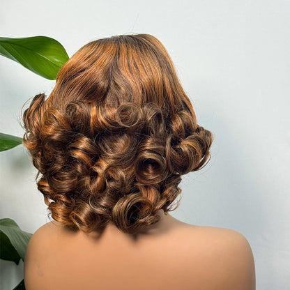 The Divine Curl — 5x5 Lace Closure Loose Bouncy Wig (Supreme Density 330%)